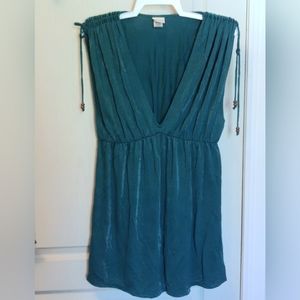 Sz L shimmer blue dress